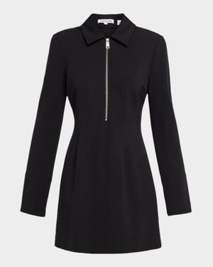 Capelle Half-Zip Mini Dress