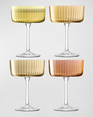 Gems Champagne/Cocktail Glasses, Set of 4