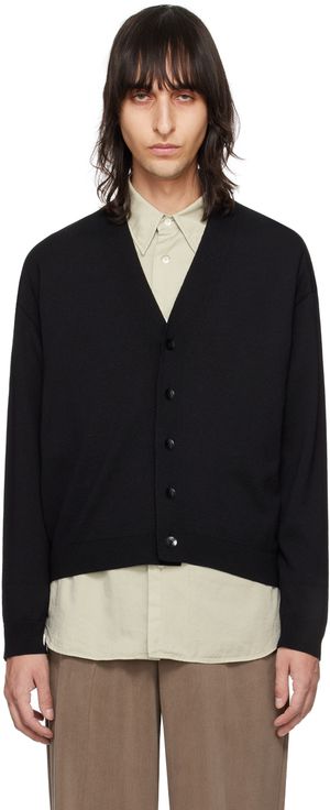 ATON Black Washi Cardigan