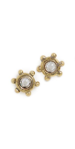 Ulla Johnson Kavi Crystal Mix Studs Crystal One Size