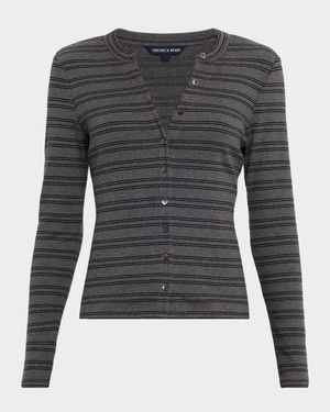 Dili Long-Sleeve Stripe Cardigan