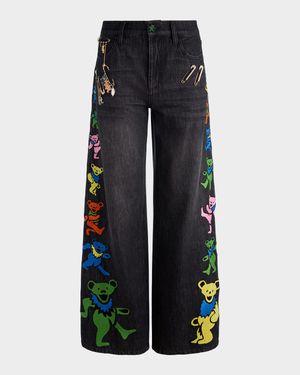x Grateful Dead Amazing Low-Rise Baggy Jeans