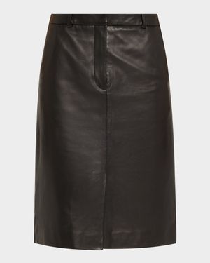 Maxine Leather Skirt