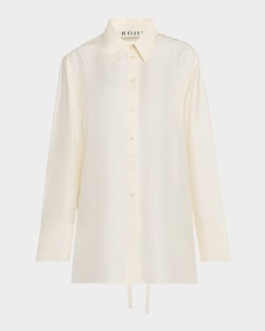Deconstructed Silk Shirt