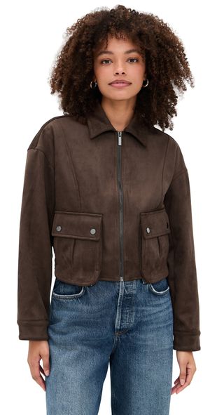 LE BOP Willa Utility Jacket Coffee XXS