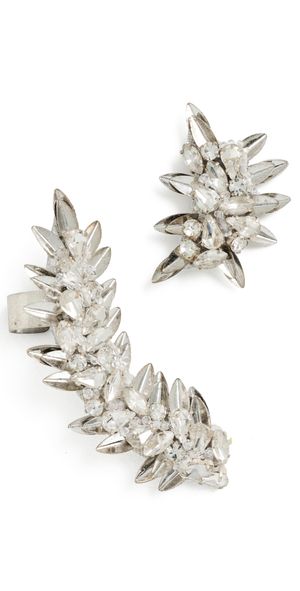 Deepa Gurnani Rabia Earrings Silver One Size