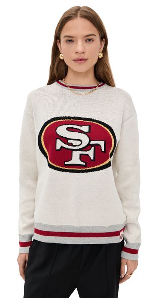Terez 49rs Crewneck Sweater 49ers Sugar Swizzle S