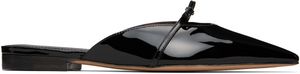 Ferragamo Black Giulye Mini Bow Slippers