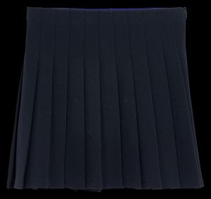 Bellerose - Jupe courte plissée - Taille 14A - Bleu