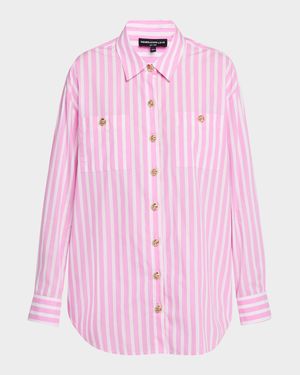 Meggy Long-Sleeve Poplin Shirt