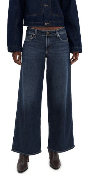 rag & bone Aiden Low-Rise Wide Leg Jeans Rhnbk 24