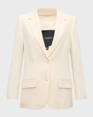 Jackie Single-Breasted Cady Jacket