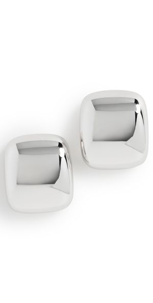 Martha Calvo Pebble Earrings Silver One Size