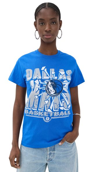 Junk Food Mavericks Break Through Tee Royal L