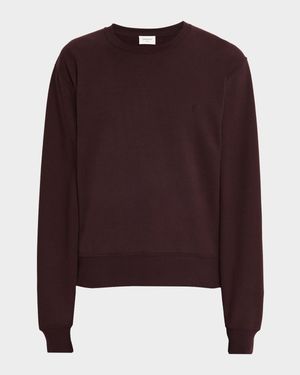 Men's Solid Terry Sweater