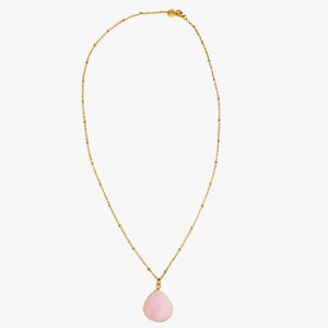 Ginandger - Collier quartz rose - Taille Unique - Rose