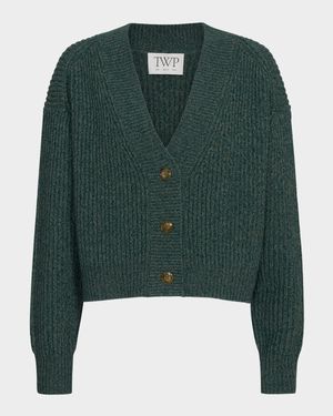 Cropped Cashmere Cardigan