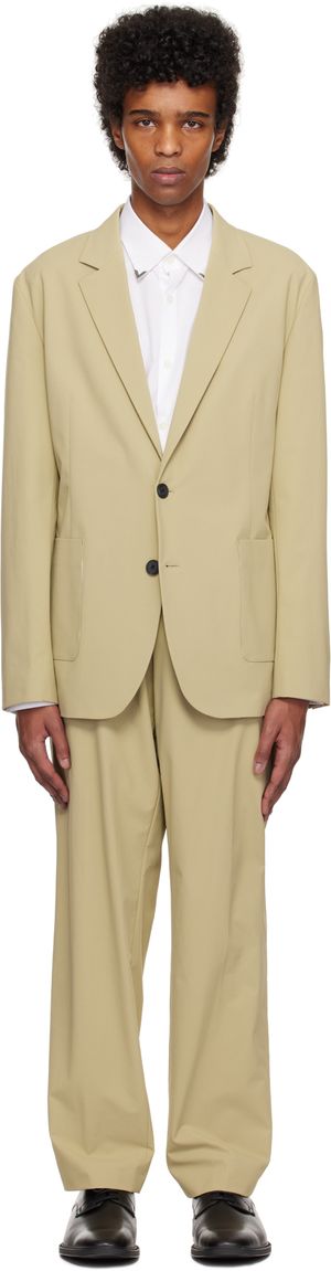 Hugo Beige Slim-Fit Suit