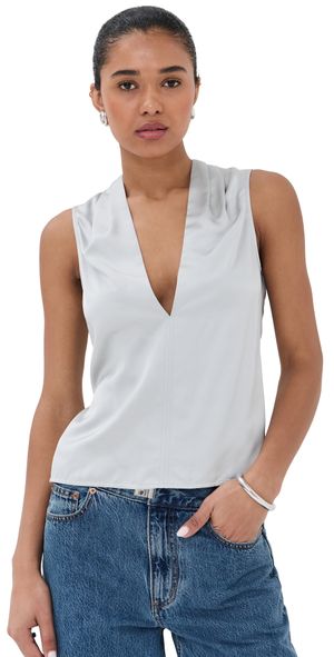 Peter Do Nara Top Silver Grey 34