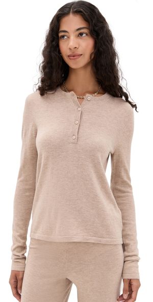 Favorite Daughter Lush Lounge Henley Mocha L