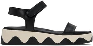 Ancient Greek Sandals Black Salamina Sandals