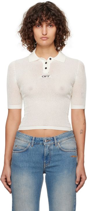Off-White Off-White 'Off' Net Polo