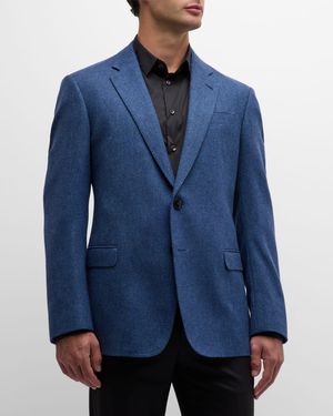 Men's Birdseye Wool-Cashmere Sport Coat