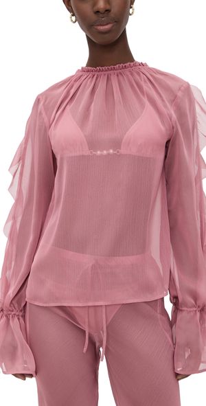 Shani Shemer Jeanie Top Dusty Rose S
