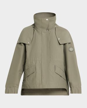 Olivine Oversized Jacket with Removable Hood