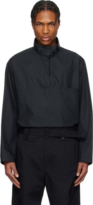 LEMAIRE Black Vareuse Shirt