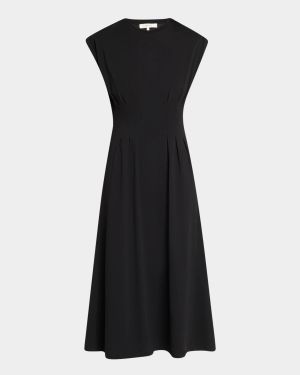 The Jersey Nipped Midi Dress