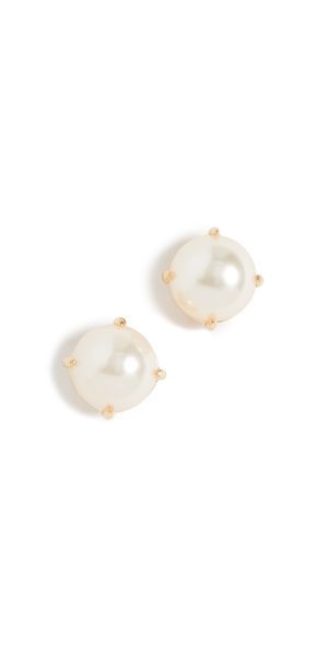 Lele Sadoughi Ashford Imitation Pearl Studs Ivory Pearl One Size