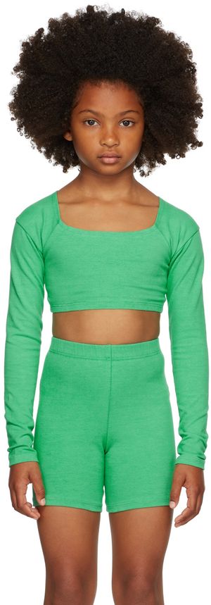 Gil Rodriguez Kids Green El Tigre Chiquito Long Sleeve T-Shirt