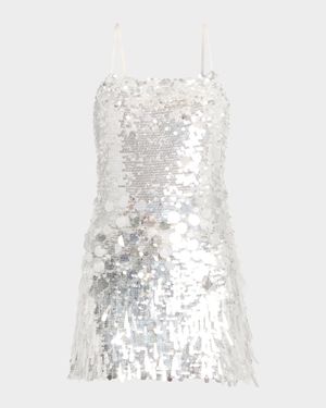 Aluria Sequined Mini Dress