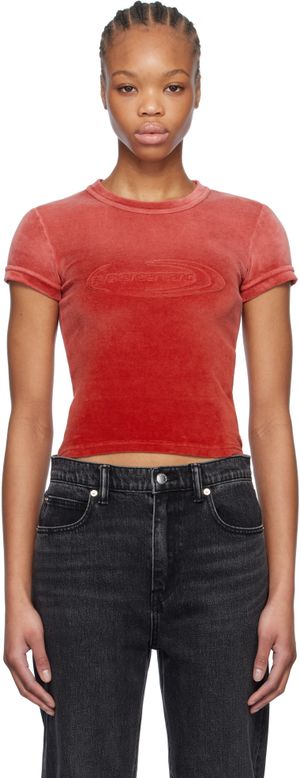 alexanderwang.t Red Faded Baby T-shirt