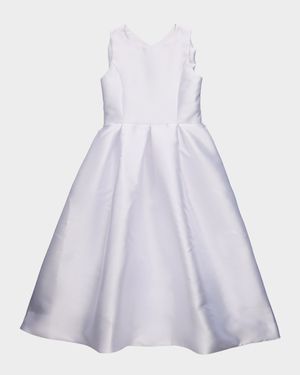 Girl's Jackie Bow Dress, Size 4-12