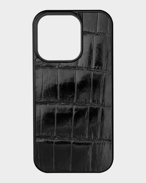 Men's iPhone 14 Pro Alligator Phone Case