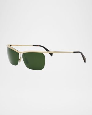 Men's Metal Shield Sunglasses