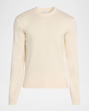 Men's Crewneck Wool-Blend Knit Pullover