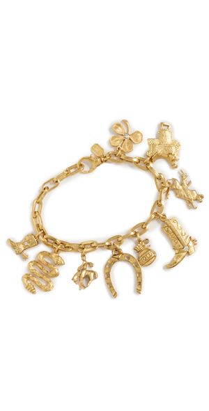 Elizabeth Cole Caballo Bracelet Gold One Size
