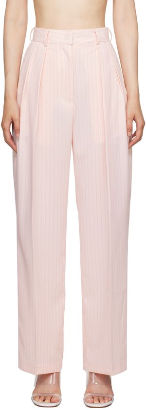 The Frankie Shop Pink Tansy Fluid Trousers