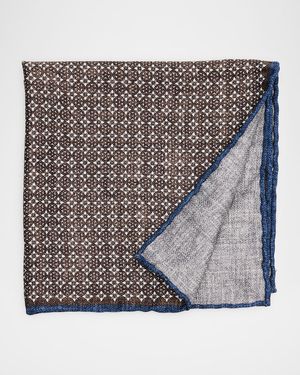 Men's Double-Face Silk Pocket Square