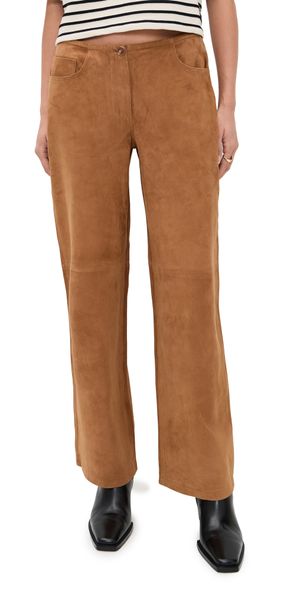 La Ligne Suede Jenny Pants Tobacco XL