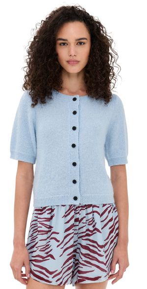 VRG GRL Tess Knit Top Sky Sky L