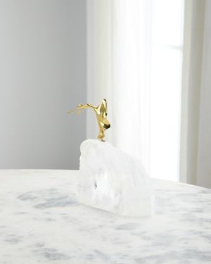 Ethereal Dancer 7" Sculpture on Selenite III