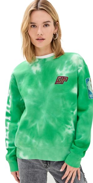 DANNIJOPRO Celtics Team Crew Sweatshirt Tie Dye M