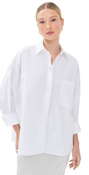 TWP New Earl Button Down Shirt White XS/S