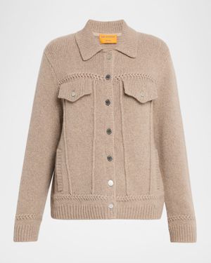Jean Cashmere-Wool Jacket