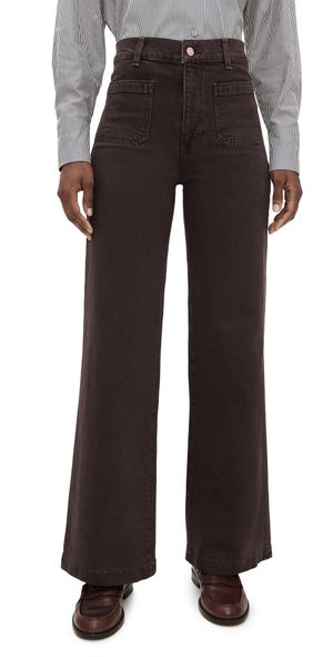 LE JEAN Virginia Wide Leg High Rise Jeans Cocoa 23