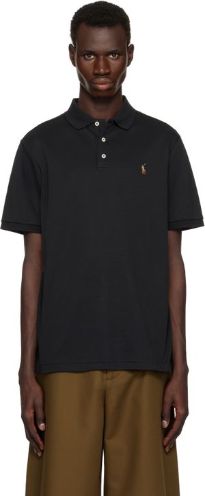 Polo Ralph Lauren Black Classic Fit Soft Cotton Polo